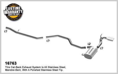 Magnaflow 16763 jeep truck patriot stainless cat-back system performance exhaust