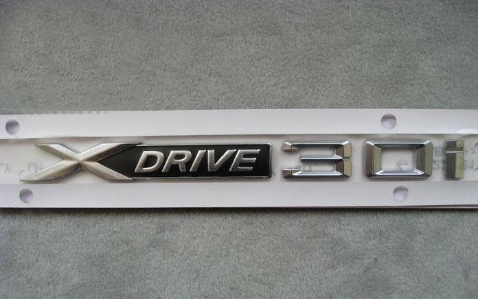 Bmw xdrive 30i car standard xdrive 30i plate car stickers * 1