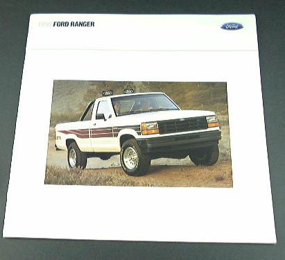 1990 90 ford ranger pickup truck brochure stx  custom
