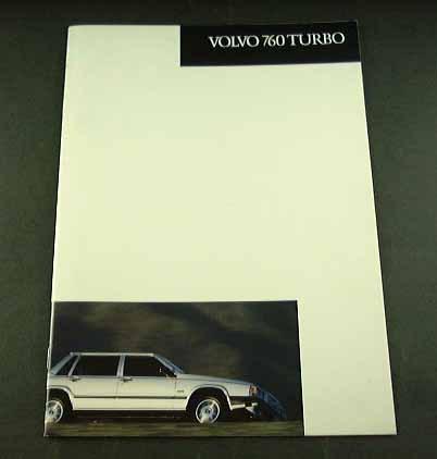 1984 84 volvo 760 turbo brochure 