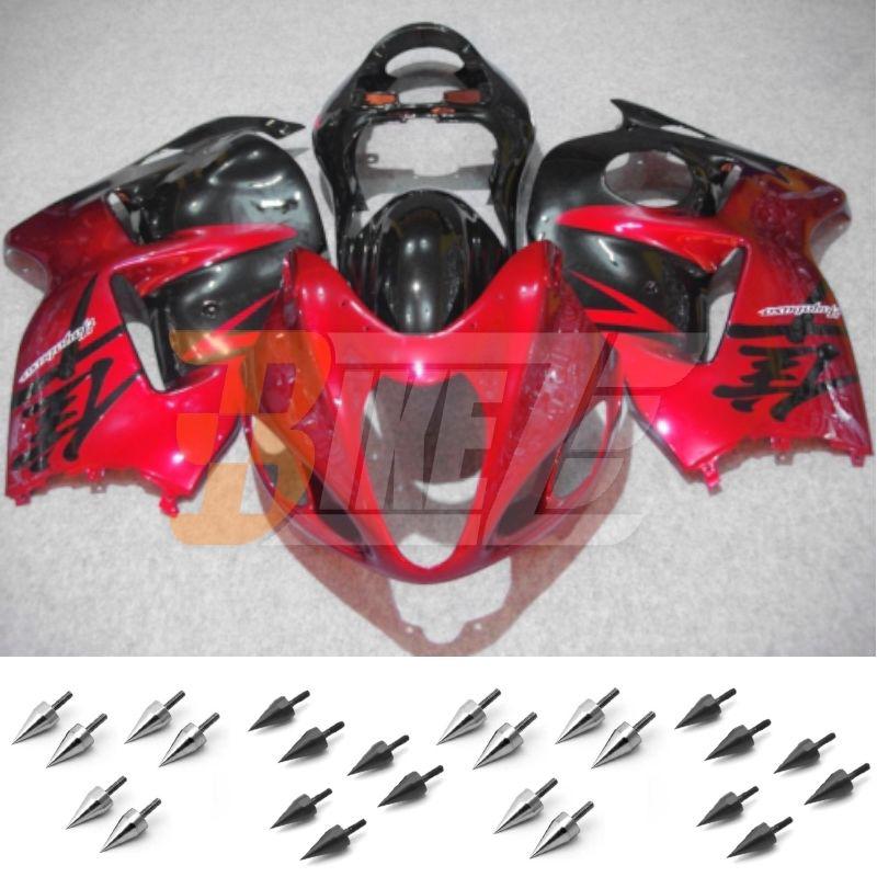 Free bolt kit! body frame fairing kit for suzuki hayabusa gsxr 1300 1999-2007 au