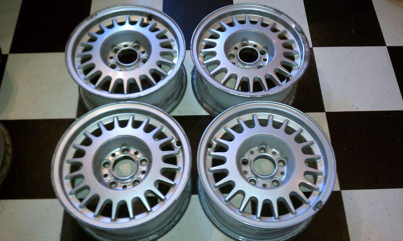 15x7" 89 90 91 92 93 94 95 bmw 525-540 735-750 i series oem alloy rims wheels