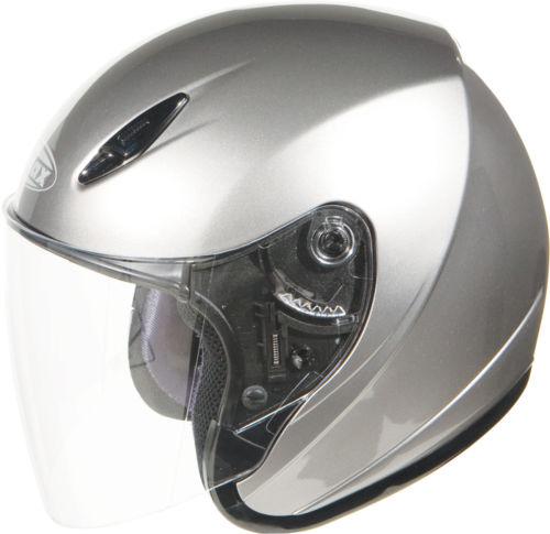 G-max gm17 spc motorcycle helmet dark silver metallic x-large