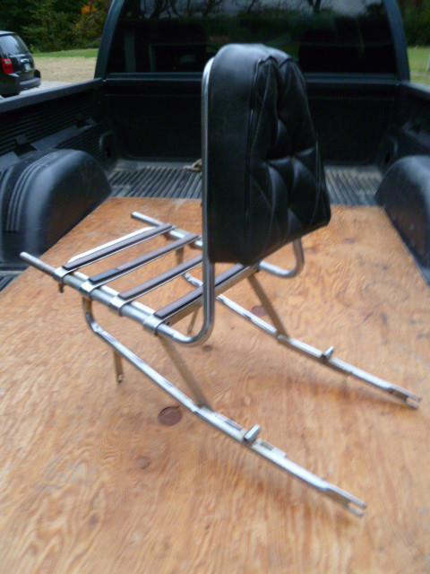 1978 honda goldwing gl1000 gl 1000 adjustable backrest back rest luggage rack