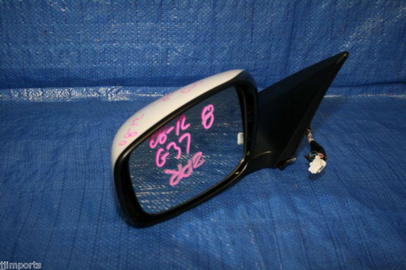 08 09 10 11 12 infiniti g37 coupe oem left door mirror driver g37x g37s