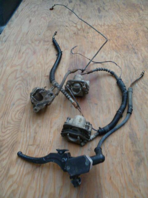 1998 polaris xplorer 300 4x4 complete front rear brakes calipers master cylinder