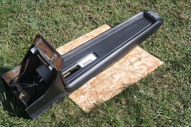 1967 68 mercury cougar automatic floor console black gt390 oem fomoco w clock