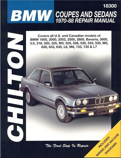 Bmw coupes, sedans repair manual 1970-1988