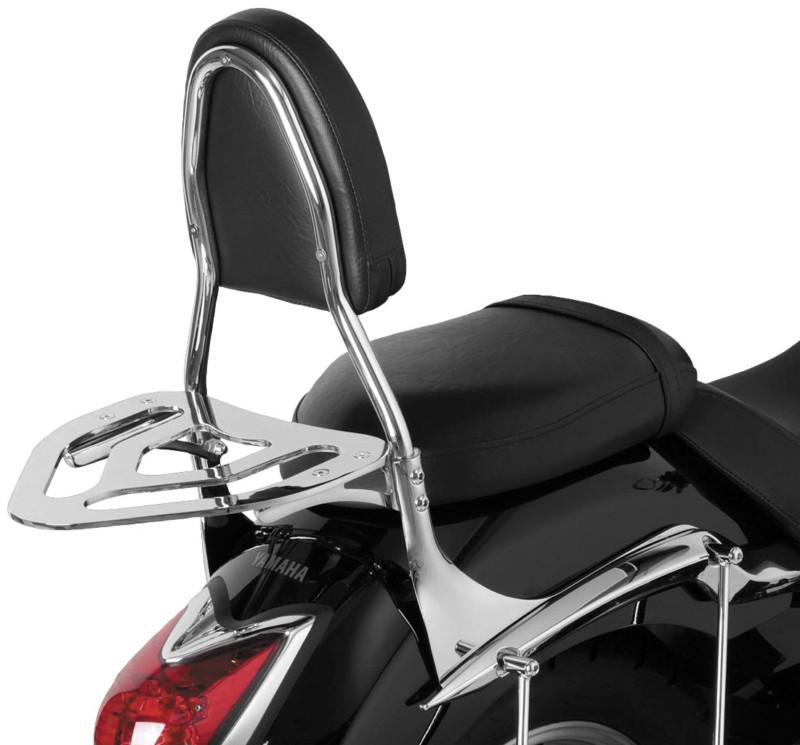 Show chrome passenger backrest  63-208