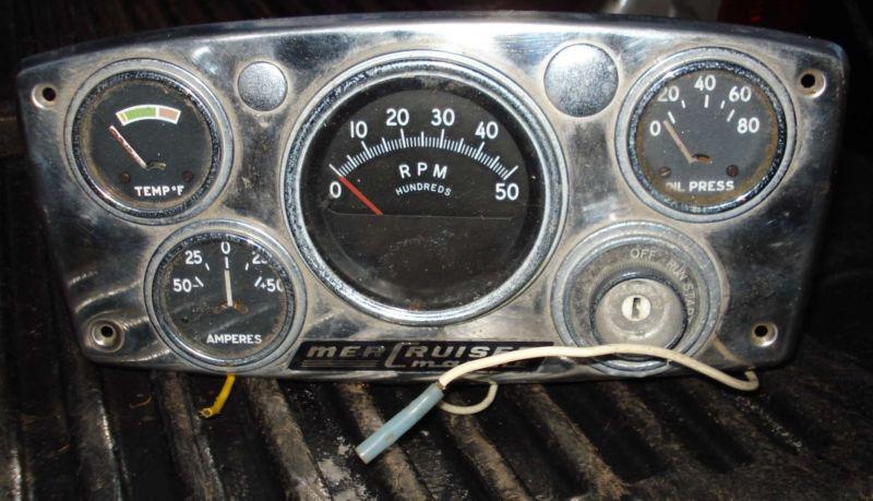 Vintage marine gauge cluster used looks to be off a 1965 starcraft