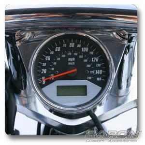 Baron xtreme bar speedometer mount chrome fits honda vtx1800c 2002-2008