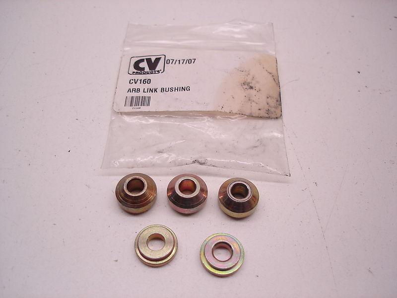 2 sets new cv porducts holley carburetor throttle linkage steel bushing set 1/4"