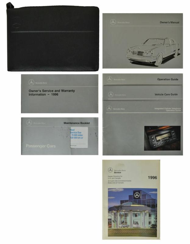 1996 96 mercedes benz e 300 diesel e 320 class owners operators manual book case