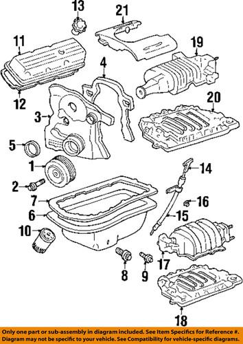 Gm oem 89017554 fuel injection plenum gasket