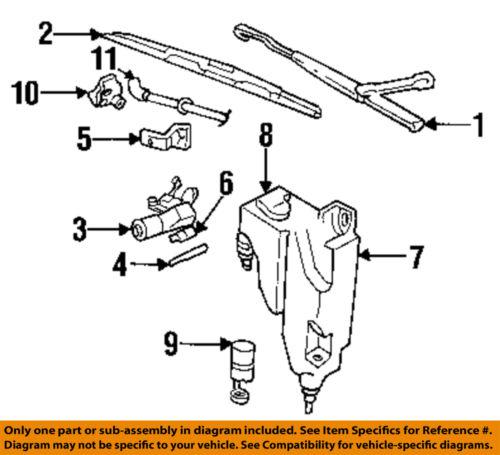 Gm oem 15757008 wiper blade/windshield wiper blade