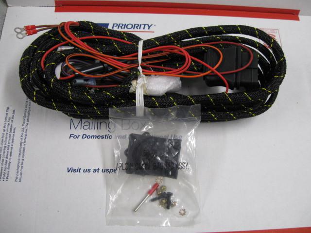 Western unimount mvp fisher ez-v 10-pin round snowplow control harness 66610-new