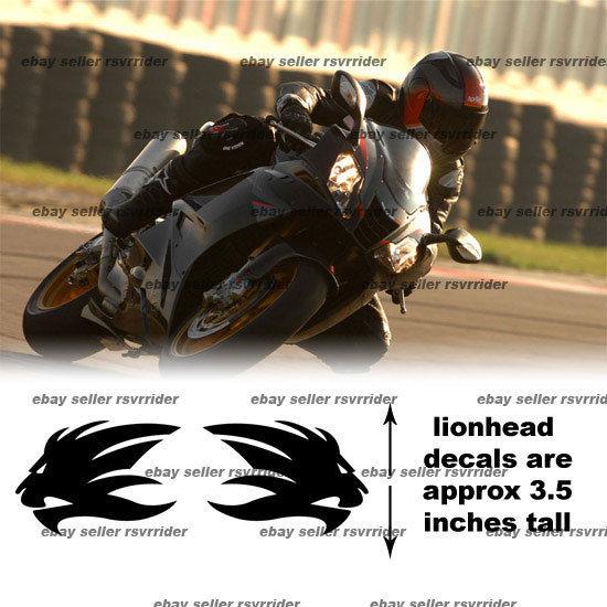 Aprilia 2008 style lionhead decal sticker 