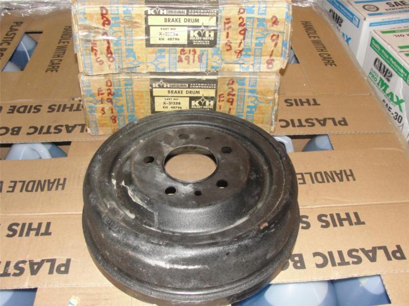 Set nos 1962 1963 1964 1965 1966 1967 dodge f brake drums kelsey-hayes x-21258