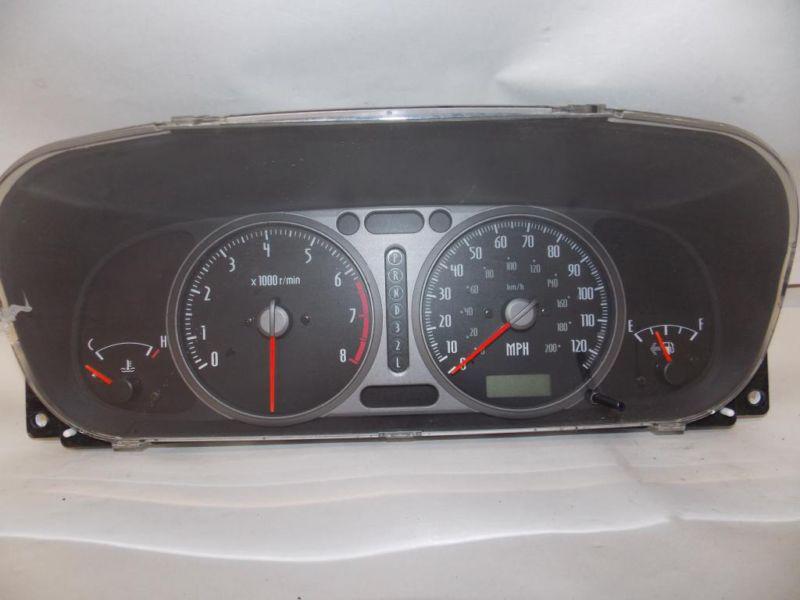 02-02 isuzu axiom 4x2 88k instrument cluster speedometer 2002 #7104