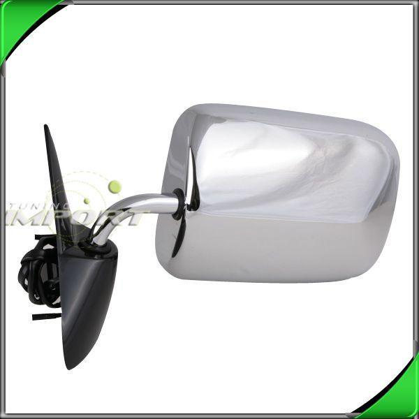 1987-1996 dodge dakota view power 6x9 chrome driver left side mirror assembly