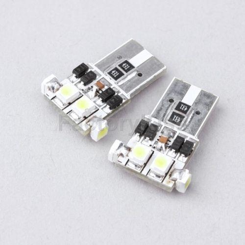 Gau 2 car bulbs canbus error-free t10 194 w5w 6-led smd white turn/tail light 