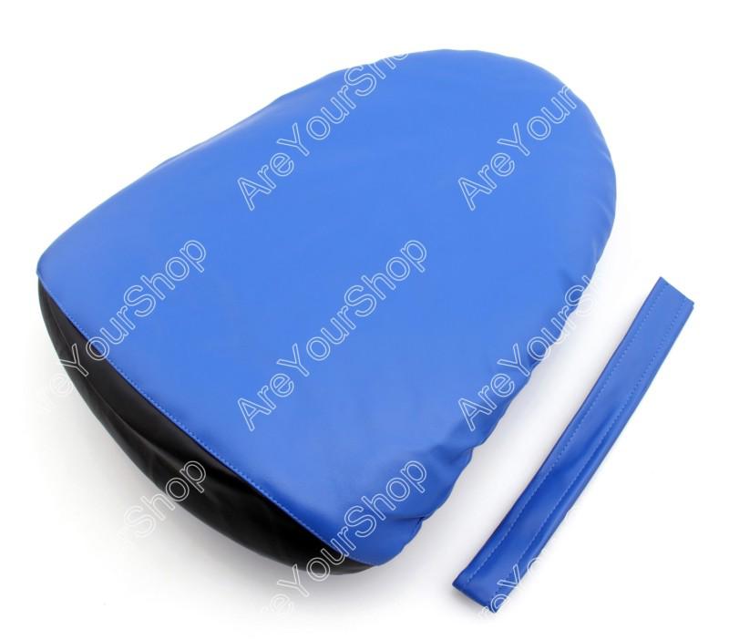 Rear pu leather seat cowl cover pillon suzuki gsxr1000 2005-2006 k5 blue