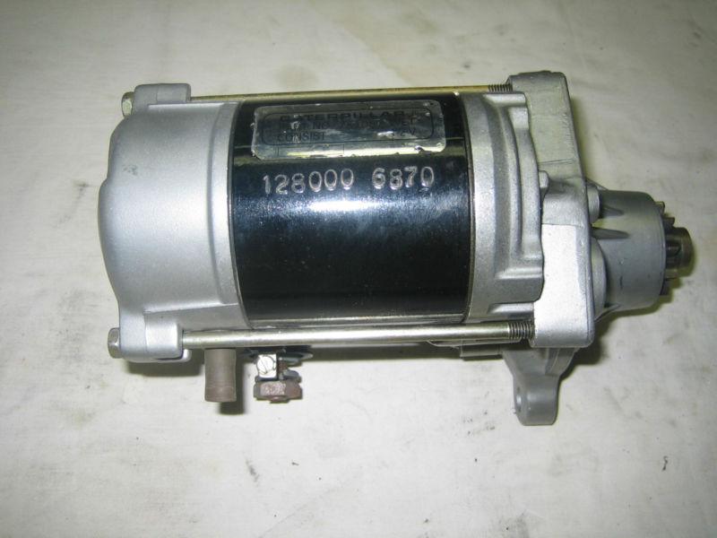 Starter # 17622. denso oem # 12800-6870, caterpillar # 7x1057wet.