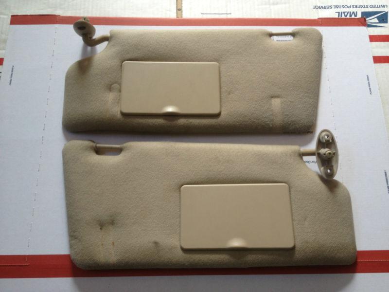 00 01 02 03 04 05 06 07 focus sun visor set pair tan