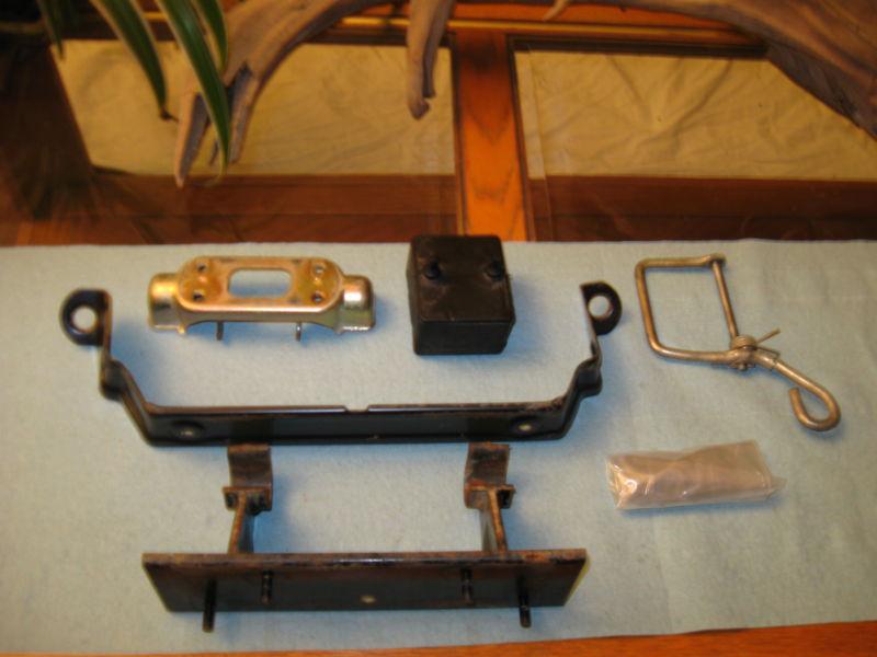 1985 honda trx 125 seat hinge lock cushion bracket fender support mounting lever