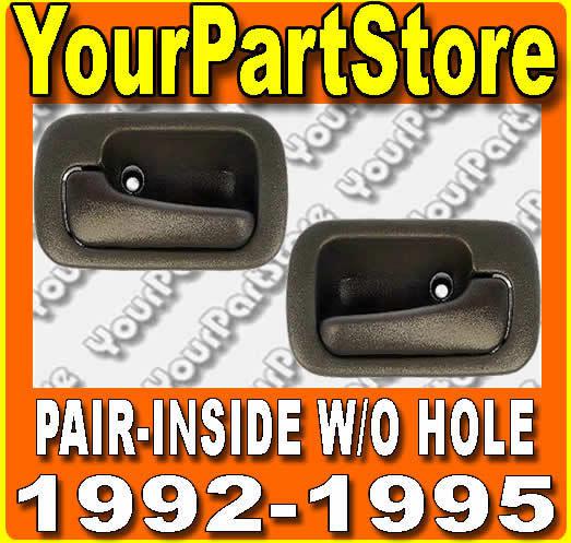 92-95 civic 4dr inside interior door handles pair