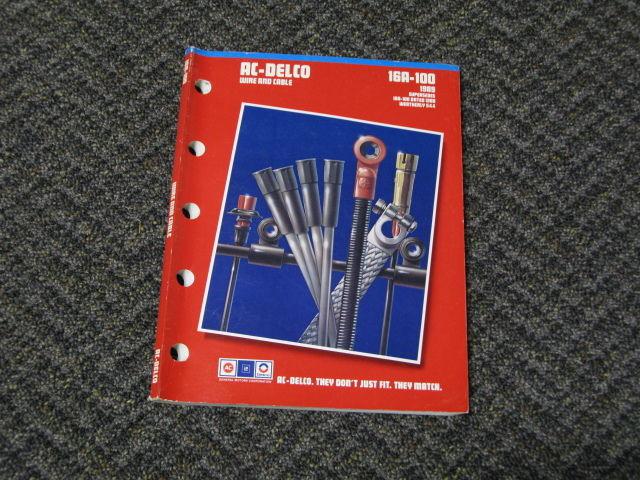 Ac delco 1989 wire and cable catalog