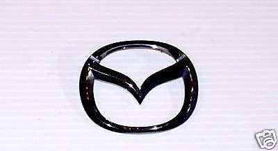 Mazda factory emblem 2 1/2 inches wide chrome