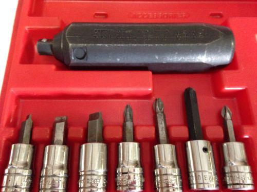 Snap on tools 8 pc impact driver set
