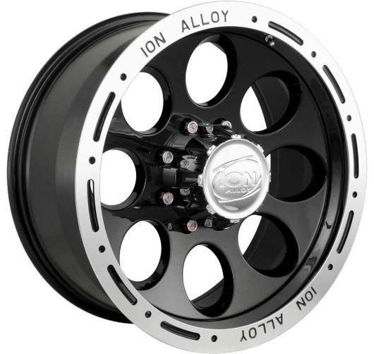 Ion alloy wheels wheel new black f350 truck ford f-350 super duty 174-7970b