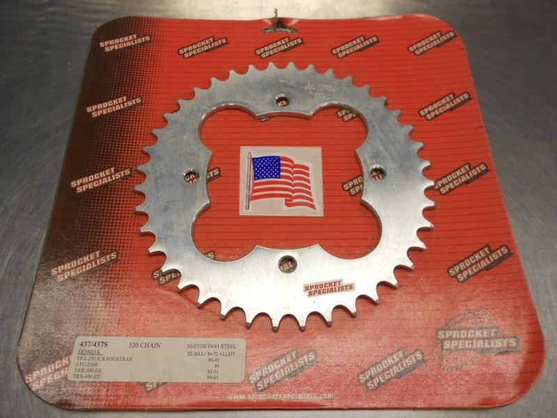 Honda trx atc rear sprocket atc250r atc 250 r trx300ex trx400ex 300 400 quad atv