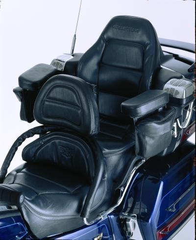 Passenger armrest set - black - for all honda gl1500 goldwings '88-'00  (#2-477)