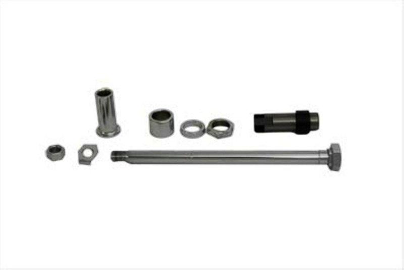 Chrome rear axle kit for hd bt panhead swingarm frames 1958-1962