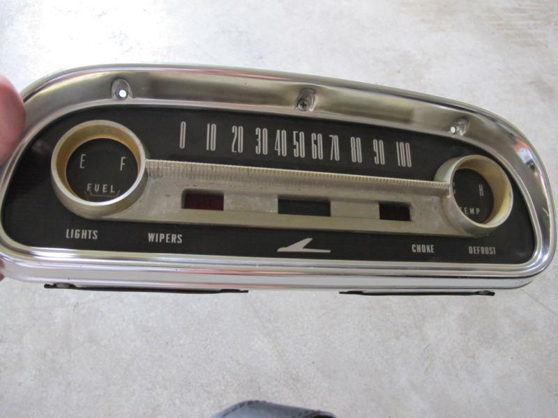 1963 falcon & ranchero instrument cluster nice condition !!!