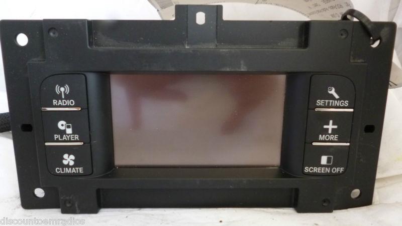 11-12 dodge charger radio information screen display 05064630ah