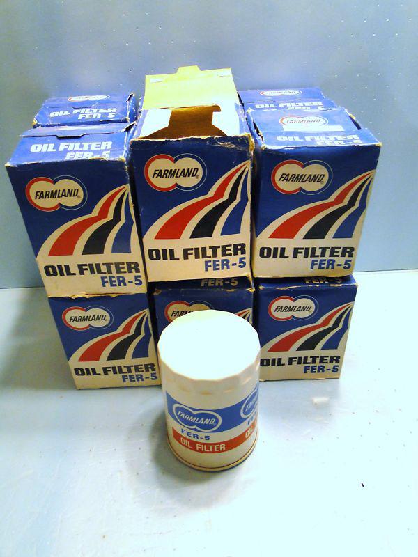 Lot of 12 farmland  oil filters nos # fer5