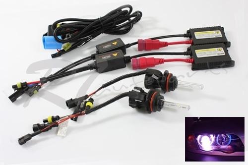 9007/hb5 jdm 12000k purple slim bi-xenon hid high/low beam lights conversion kit