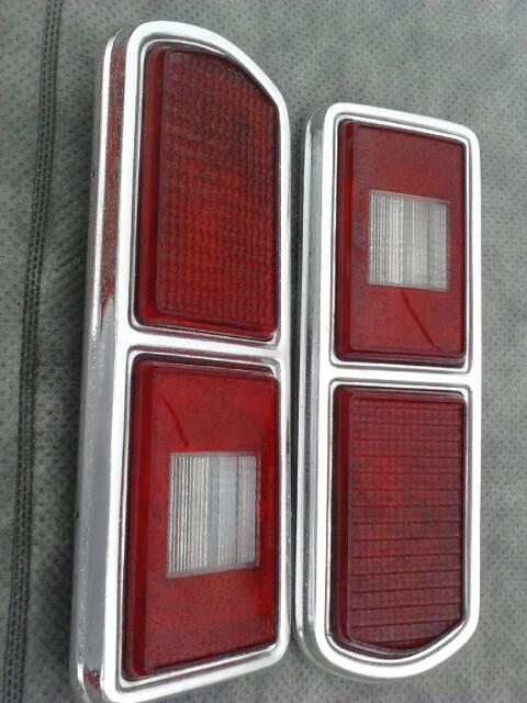 1977 1978 pinto tail light lenses not nos but amazing used condition.