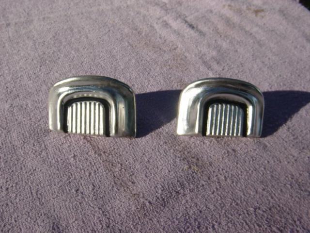 1967 ford fairlane 500 xl gt trunk end cap moldings left & right 67