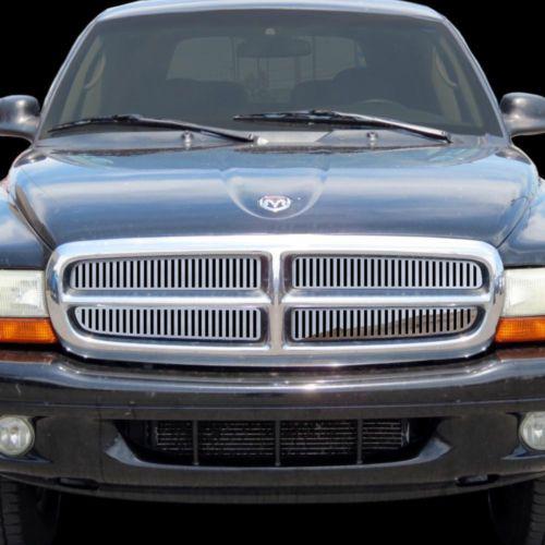 Dodge durango 97-03 vertical billet polished stainless truck grill add-on