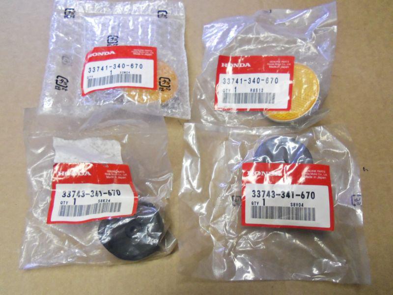 Honda cb750 new factory front reflectors with bases! 1972-1976