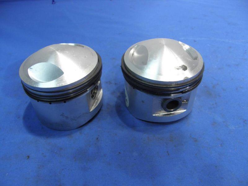 2 new triumph t140 pistons, complete, standard, 76mm,  35