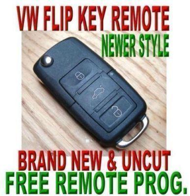 Brand new vw remote flip transponder key keyless entry fob transmitter,new chip