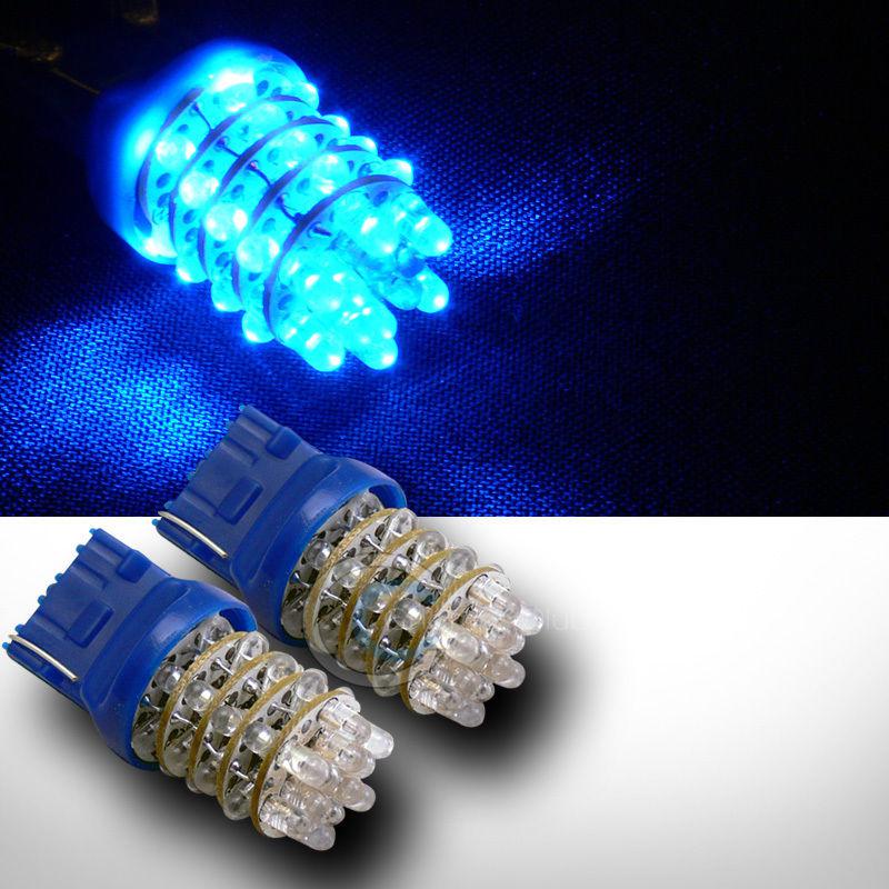 2x 7440 t20 36 high power led super blue rear turn signal light bulb 12v aa12