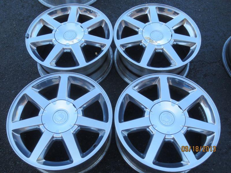 17" cadillac cts factory oem polished wheels sts dts seville 16 17 18 19 20