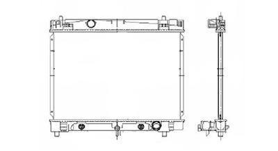 Sherman 92890 radiator toyota yaris sedan; automatic trans.